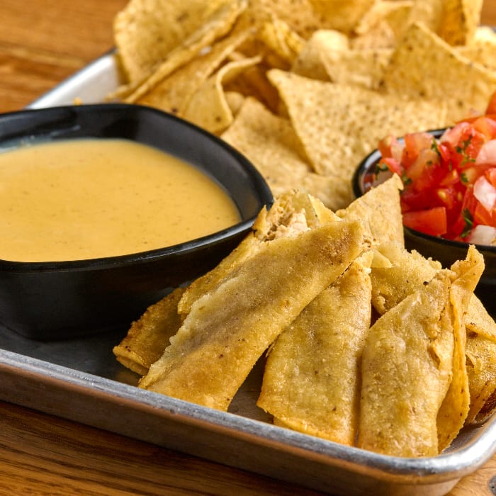 Chicken Flauta Appetizer.