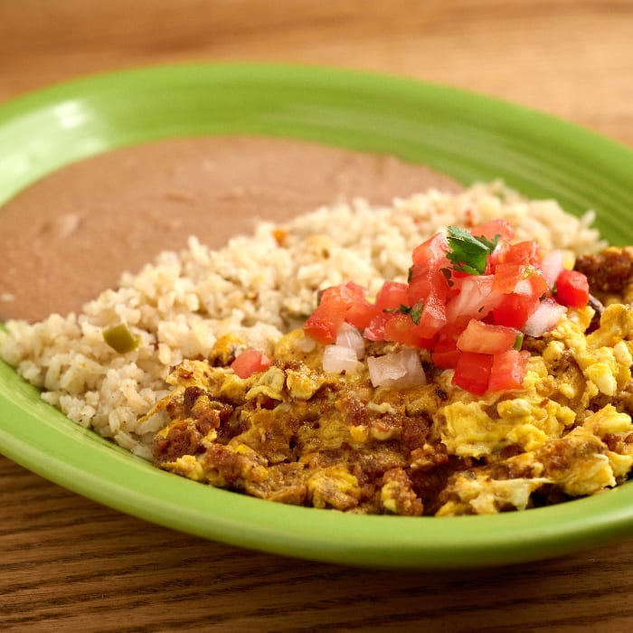 Chorizo & Eggs.